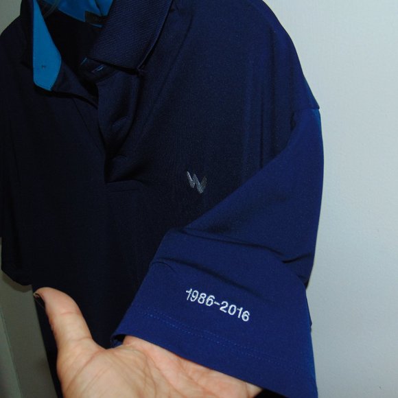 Greyson Golf Mens Polo Shirt Size Medium M Performance Short Sleeve Blue 86-16 - Picture 3 of 6